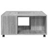 vidaXL Coffee Table Grey Sonoma 80x80x40 cm Engineered Wood