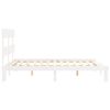 vidaXL Bed Frame without Mattress White 160x200 cm Solid Wood Pine