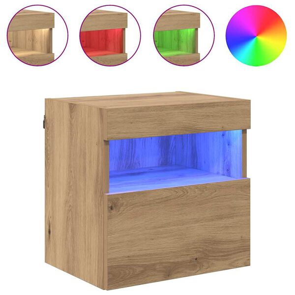 vidaXL TV Wall Cabinets Wall-mounted 2 pcs Artisan Oak 40 x 30 x 40 cm