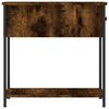 vidaXL Bedside Cabinet Smoked Oak 30x60x60 cm Engineered Wood