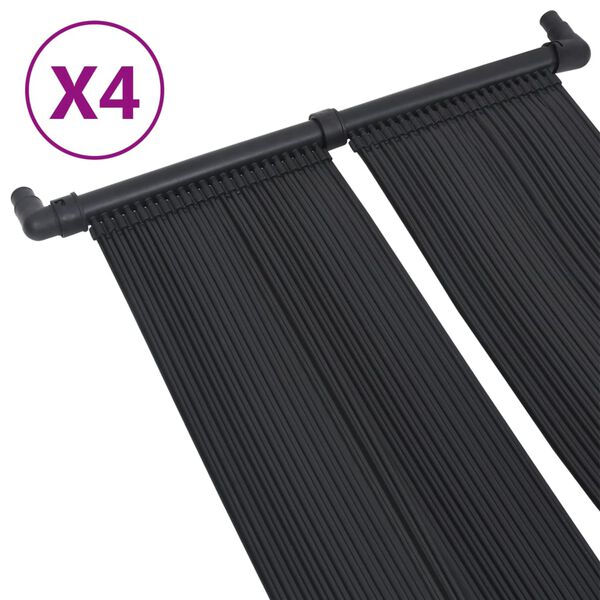 vidaXL Solar Pool Heater Panel 4 pcs 80x310 cm