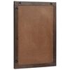 vidaXL Bathroom Mirror Wall-mounted with Mirror Brown 70 x 50 x 2.5 cm