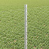 vidaXL Fence and Post Silver 0.6 x 50 m Steel