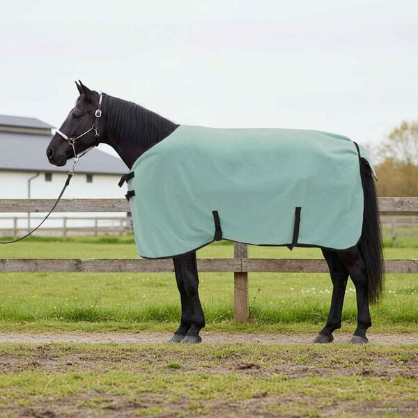 vidaXL Horse Blanket Special Green Polyester