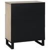 vidaXL Media Storage Cabinets & Racks White and Black 60 x 33 x 75 cm
