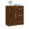 vidaXL Sideboard Brown Oak 69.5x34x90 cm Engineered Wood