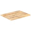 vidaXL Table Top Solid Mango Wood 25-27 mm 80x60 cm