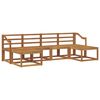 vidaXL Outdoor Sofa Set 6 pcs Natural Engineered Wood