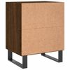 vidaXL Bedside Cabinets 2 pcs Brown Oak 40x30x50 cm Engineered Wood