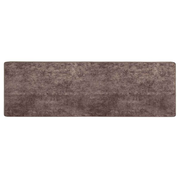 vidaXL Rug Runner MARSA Grey 350 x 100 cm Polyester and PVC