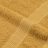 vidaXL Bath Towels "FROGN" 10 pcs Gold 100x150 cm 360 gsm