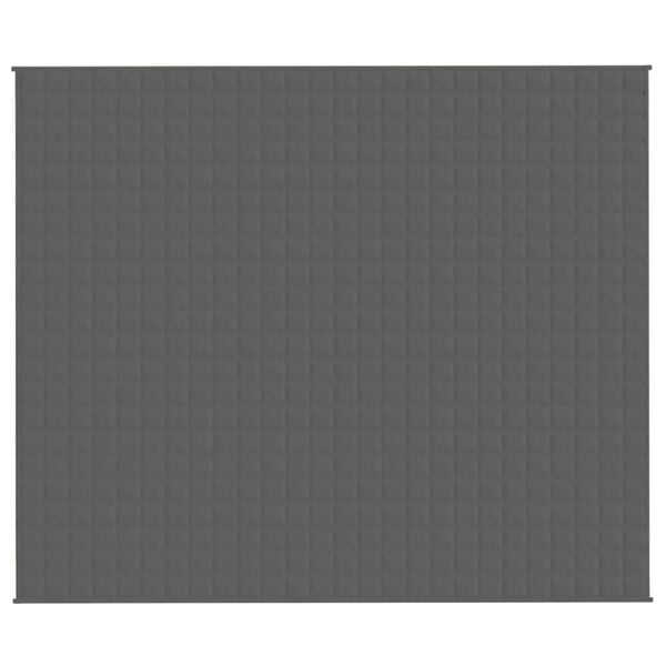 vidaXL Weighted Blanket Grey 220x260 cm 15 kg Fabric