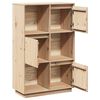 vidaXL Highboard 74x35x117 cm Solid Wood Pine