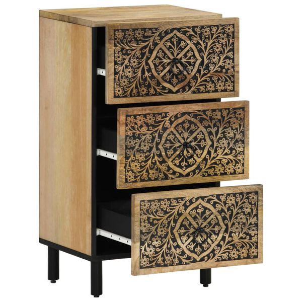 vidaXL Side Cabinet 40x33x75 cm Solid Wood Mango