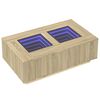 vidaXL Coffee Table with Infinity LED Sonoma Oak 116x69x40 cm