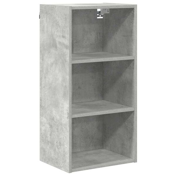 vidaXL Hanging Cabinet Concrete Grey 40 x 29.5 x 80 cm Engineered Wood