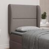 vidaXL Headboard Ear Beige 80 x 23 x 6 cm Fabric