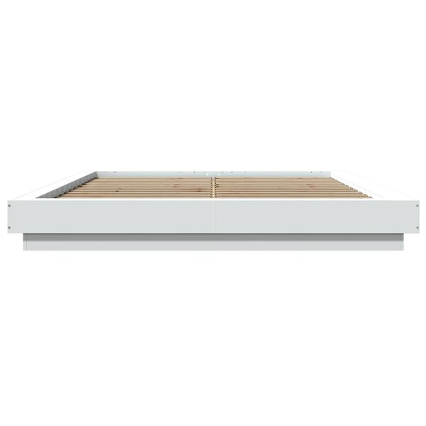 vidaXL Bed Frame without Mattress White 160x200 cm