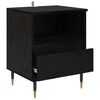 vidaXL Bedside Cabinet Black Oak 40 x 35 x 50 cm Engineered Wood