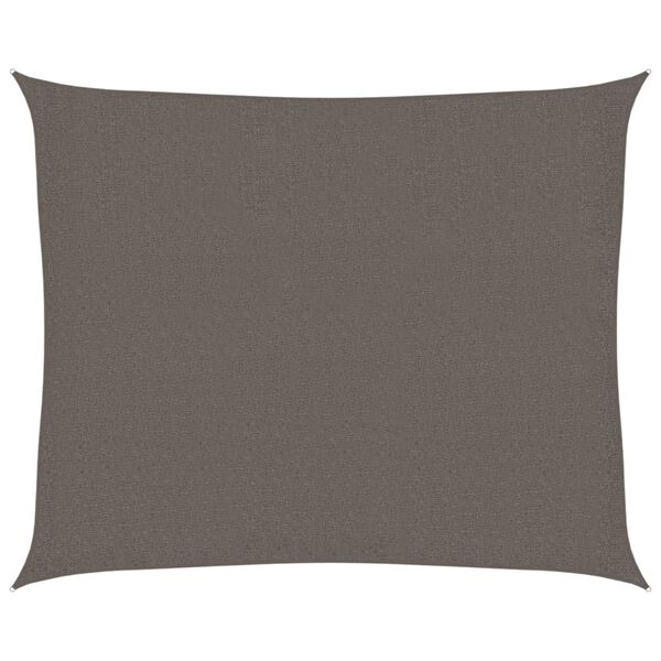 vidaXL Sunshade Sail 160 g/m² Anthracite 2.5x3 m HDPE