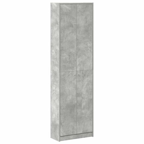 vidaXL Wardrobe Concrete Grey 55 x 25 x 189 cm Engineered Wood