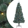 vidaXL Artificial Pre-lit Christmas Tree with Ball Set Green 240 cm
