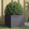 vidaXL Planter Anthracite 32x30x29 cm Steel