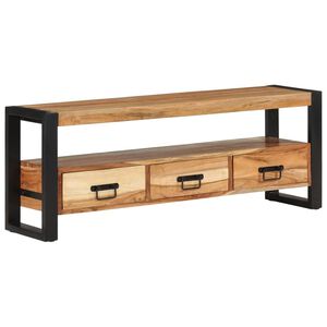 vidaXL TV Cabinet 120x30x45 cm Solid Wood Acacia