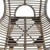 vidaXL Dining Chairs 4 pcs Brown Natural Rattan