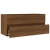 vidaXL Sink Cabinet Brown Oak 100x38.5x45 cm Engineered Wood
