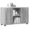 vidaXL Sideboard Grey Sonoma 88.5 x 30.5 x 55.5 cm Engineered Wood