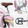 vidaXL Kids Bike 24'' for 8-12 Years Old Light Pink
