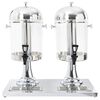 vidaXL Double Juice Dispenser Stainless Steel 2 x 8 L