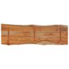 vidaXL Table Top 110x40x2.5 cm Rectangular Solid Wood Acacia Live Edge