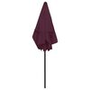 vidaXL Beach Parasol Bordeaux Red 180x120 cm
