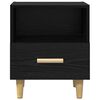 vidaXL Bedside Cabinet 2 pcs Black Oak 40 x 35 x 47 cm Engineered Wood