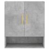 vidaXL Wall Cabinet Concrete Grey 60x31x70 cm Engineered Wood