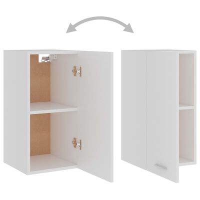 vidaXL Hanging Cabinet White 29.5x31x60 cm Engineered Wood