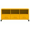 vidaXL TV Cabinet Mustard Yellow 100.5x39x43.5 cm Steel