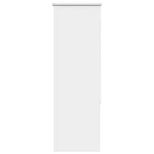 vidaXL Roller Blind Blackout White 40x130 cm Fabric Width 35.7 cm Polyester