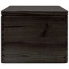 vidaXL Wooden Box with Lid Black 40x30x23 cm Solid Wood Pine