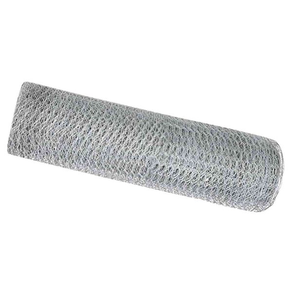 vidaXL Hexagon Fence Silver 0.5 x 50 m Galvanised steel