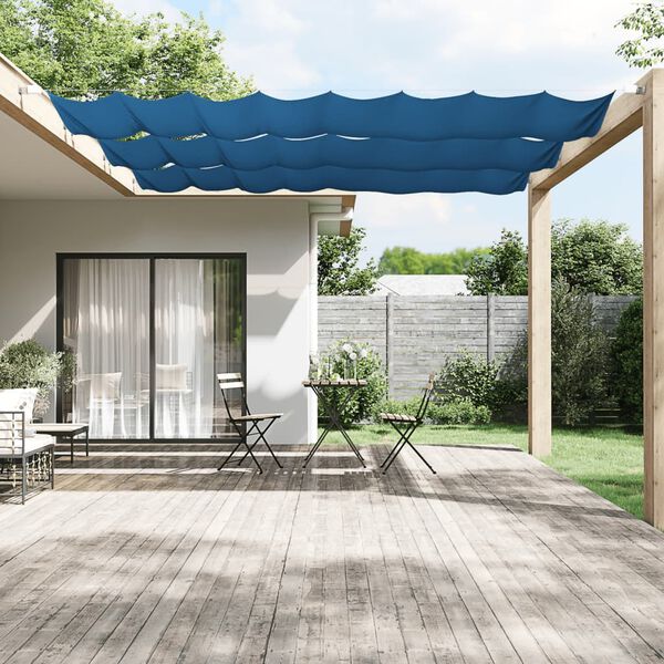 vidaXL Vertical Awning Blue 60x360 cm Oxford Fabric