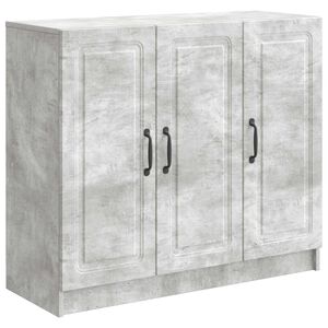 vidaXL Sideboard Concrete Grey 89 x 34.5 x 77 cm Engineered Wood