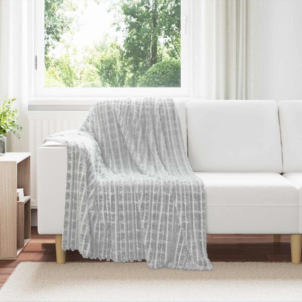 vidaXL Throw Blankets 6 pcs Grey 150 x 130 cm Fleece