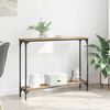 vidaXL Console Table Artisan Oak 100 x 22.5 x 75 cm Engineered Wood