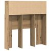 vidaXL Headboard Cabinet with Shelf Artisan Oak 100 x 19 x 103.5 cm