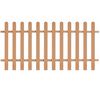 vidaXL Picket Fence WPC 200x100 cm