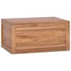vidaXL Wall-mounted Bathroom Cabinet 60x45x30 cm Solid Teak Wood
