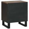 vidaXL Bedside Cabinet Walnut 40 x 33 x 46 cm Solid Acacia wood